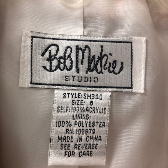 Bob Mackie Design Pretty in Pink Jacket NWT size 6 Cream/Pink/Gold! #Easter 💗🌸 - Picture 3 of 16